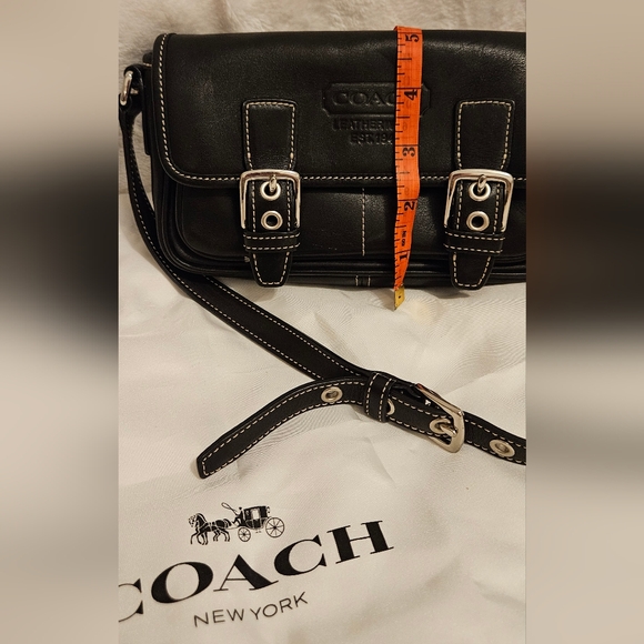 Coach Bleecker Double buckle crossbody 90's Era vintage G30-9355 W/dustbag 1941 - Picture 11 of 11